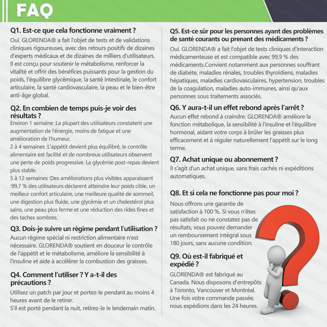 Boutique officielle |  🎄 GLORENDA® 2026 Moringa & Berbérine × NAD+ Patch micro-nano avancé 4-en-1(À utiliser une fois par jour, résultats visibles en 7 jours)✅ Pour l’obésité, le relâchement cutané, l’apnée du sommeil, les problèmes articulaires 🎁